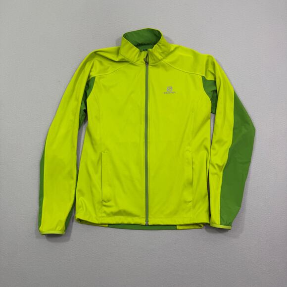 Salomon Other - Salomon Lightweight Jacket Men's Medium Green Full Zip 2013 Windbreaker Outdoors